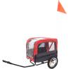 FLAMINGO Dog Bike Trailer Romero Red - Perfect for Pet Adventures