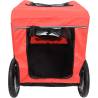 FLAMINGO Dog Bike Trailer Romero Red - Perfect for Pet Adventures