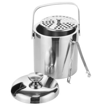 HI Ice Bucket with Lid and Tongs - Perfect for Parties