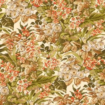 DUTCH WALLCOVERINGS Floral Green Wallpaper - High Quality Design