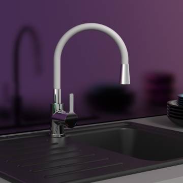 EISL Sink Mixer FLEXO Chrome-Light Grey - Modern & Flexible Design