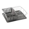 Metaltex Aquatex Plus Grey Dish Drainer | Durable & Stylish