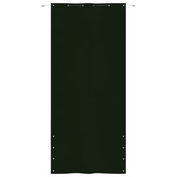 Balcony Screen Dark Green 120x240 cm Oxford Fabric - Hipomarket