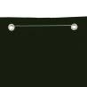 Balcony Screen Dark Green 120x240 cm Oxford Fabric - Hipomarket