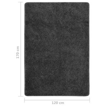 Shaggy Rug Dark Grey 120x170 cm - Soft Anti Slip Floor Mat