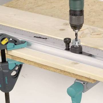 Wolfcraft Doweling Jig 5-10 mm | Precision Tool for Furniture