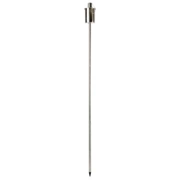 Esschert Design Oil Torch On Pole - Stylish Stainless Steel Garden Lig