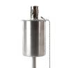 Esschert Design Oil Torch On Pole - Stylish Stainless Steel Garden Lig