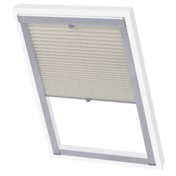 Pleated Blind Cream PK08 - UV Resistant & Easy to Install