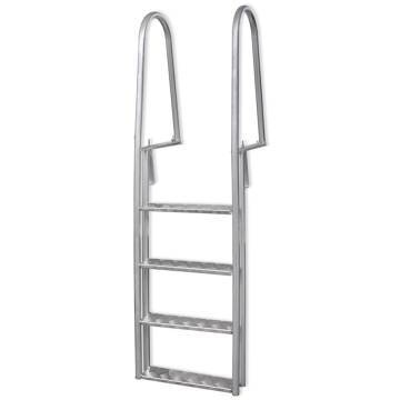 4-Step Aluminium Dock/Pool Ladder - Safe & Durable | HipoMarket