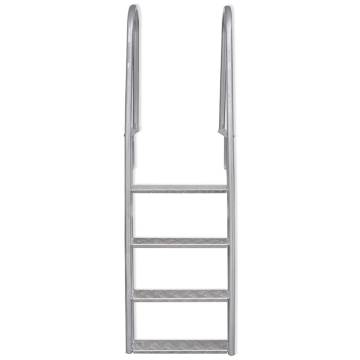 4-Step Aluminium Dock/Pool Ladder - Safe & Durable | HipoMarket