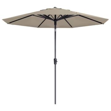 Madison Parasol Paros II Luxe 300 cm Ecru - Stylish Outdoor Shade