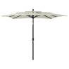 3-Tier Parasol with Aluminium Pole Sand 2.5x2.5 m Colour sand Size 2.5 x 2.5 m Quantity in Package 1 