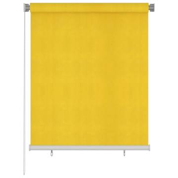 Outdoor Roller Blind 120x140 cm - Yellow HDPE | Hipo Market