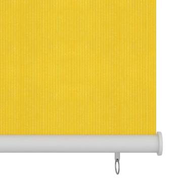 Outdoor Roller Blind 120x140 cm - Yellow HDPE | Hipo Market