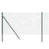 Chain Link Fence Green 0.8x25 m - Durable & Secure