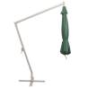 Hanging Parasol 350 cm Green Aluminium Pole | HipoMarket