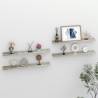 Wall Shelves 4 pcs Concrete Grey 80x9x3 cm Colour concrete grey Size 80 x 9 x 3 cm Quantity in Package 4 Number of Pieces 1 