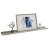 4 pcs Wall Shelves - Concrete Grey 80x9x3 cm | HiPo Market