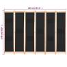 6-Panel Room Divider Black - Stylish Privacy Screen | HiPO Market