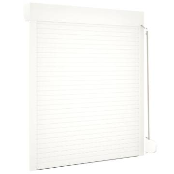 Roller Shutter Aluminium 110x130 cm White - Quality & Style