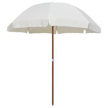 Elegant Sand Parasol with Steel Pole - 240 cm | HipoMarket