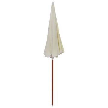 Elegant Sand Parasol with Steel Pole - 240 cm | HipoMarket