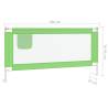 Toddler Safety Bed Rail Green - 180x25 cm Fabric | Hipomarket