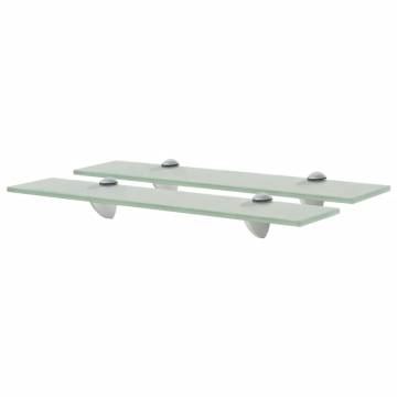 Stylish Floating Shelves - 2 Pcs Glass 50x20 cm | HipoMarket