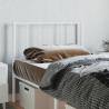 White Metal Headboard 80 cm - Stylish & Sturdy Design