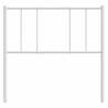 White Metal Headboard 80 cm - Stylish & Sturdy Design