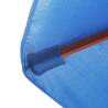 Outdoor Parasol with Wooden Pole - 350 cm Blue Shade