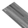 Non Self-adhesive PVC Flooring Planks 5.26 m² - Striped Grey