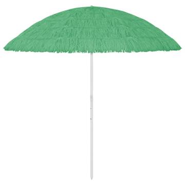 Hawaii Beach Umbrella Green 300 cm - UV Protective Outdoor Shade