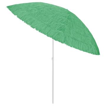 Hawaii Beach Umbrella Green 300 cm - UV Protective Outdoor Shade