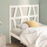 Bed Headboard White 96x4x100 cm Solid Wood Pine Colour white Size 96 x 100 cm Quantity in Package 1 