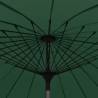 Green Outdoor Parasol with Aluminium Pole - 270 cm