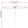 Green Outdoor Parasol with Aluminium Pole - 270 cm