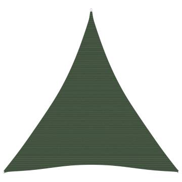 Sunshade Sail 160g/m² Dark Green 4x5x5m HDPE | HipoMarket