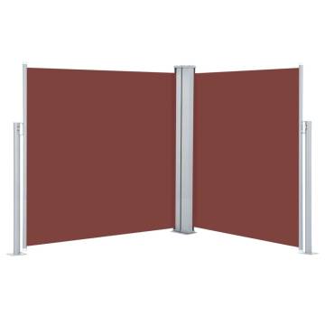 Retractable Side Awning 170x600 cm - Brown | HipoMarket