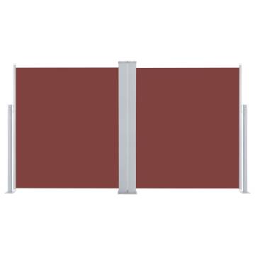 Retractable Side Awning 170x600 cm - Brown | HipoMarket