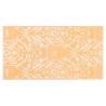 Trendy Outdoor Carpet Orange and White 120x180 cm | Hipo Market