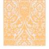 Trendy Outdoor Carpet Orange and White 120x180 cm | Hipo Market