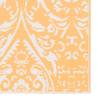 Trendy Outdoor Carpet Orange and White 120x180 cm | Hipo Market