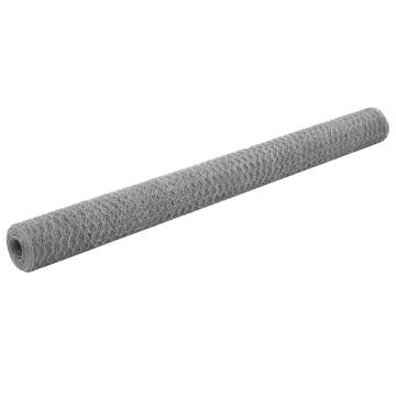 Buy Chicken Wire Fence Galvanised Steel 25x1.5 m - Hipomarket