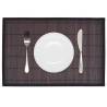 6 Bamboo Placemats 30 x 45 cm Dark Brown Colour dark brown Quantity in Package 1 