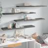 Floating Wall Shelves 4 pcs High Gloss Grey 120x23.5x3.8 cm MDF Colour high gloss grey Size 120 x 23.5 x 3.8 cm Quantity in Package 4 Number of Pieces 1 