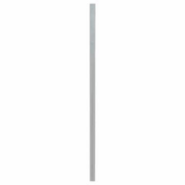 20 pcs Silver 150 cm Galvanised Steel Fence Posts - Hipomarket