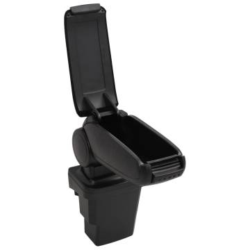 Car Armrest Black 17x32x(37-53) cm - Stylish & Functional