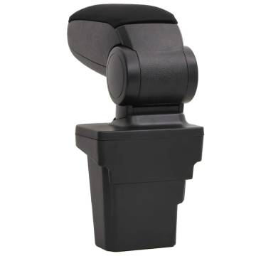 Car Armrest Black 17x32x(37-53) cm - Stylish & Functional